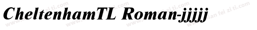 CheltenhamTL Roman字体转换